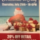 Christmas in July Sales Day